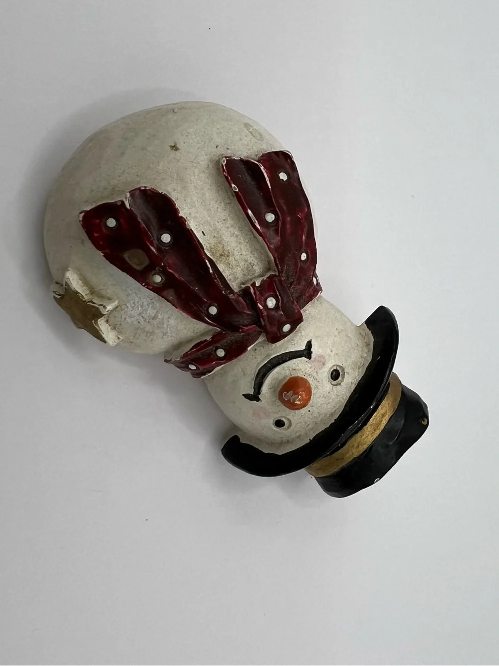 Vintage christmas snowman